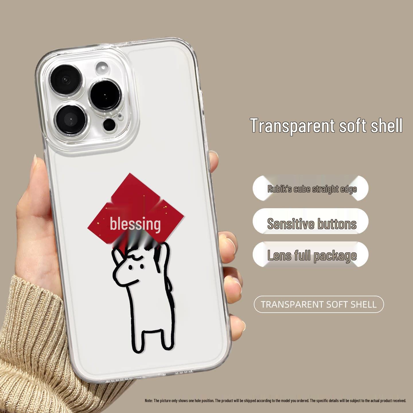 

Line Drawing Pony Phone Case for Apple iPhone 17 Pro Max/13 Pro/12/14 and Huawei Mate7 Apple 14