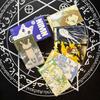 NIMN White Cat Tarot for Cat Lovers, Cute 78-Card Tarot Deck, 10.3*6cm Whimsical Watercolor Feline Kawaii Tarot