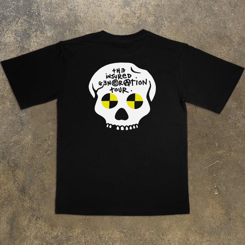 ASAP ROCKY A$AP Hip-hop Rapper Hiphop Retro American High Street Round-neck Short-sleeved T-shirt