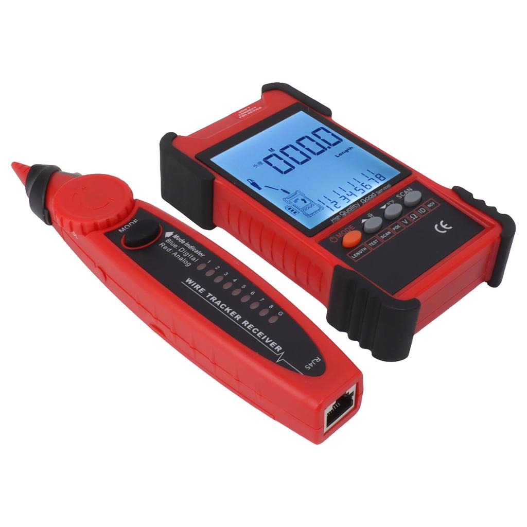 ET616 Network Cable Tester Multimeter Multifunctional Line Finder with LCD Display for Cable