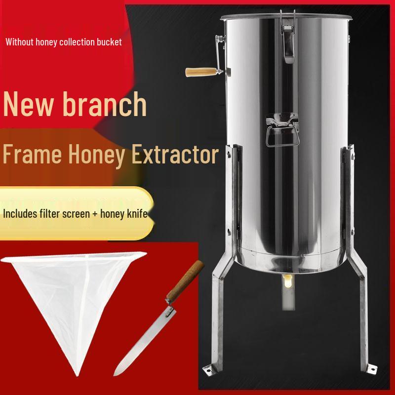 Thickened Stainless Steel Honey Extractor & Spinner Set for Beekeeping
