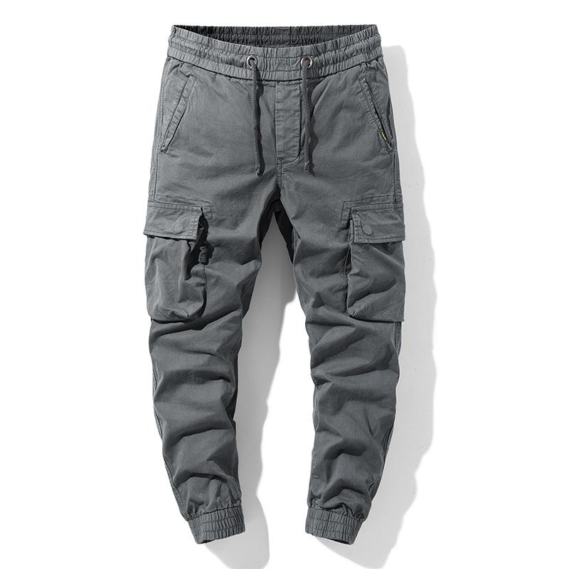 Herrenmode übergroße Camouflage-Cargohose, Outdoor-Armeehose, multifunktionale Kampfhose, dünne Dschungel-Kampfhose