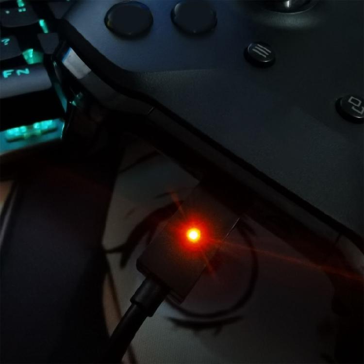 Charging Cable with Indicator Light Magnetic Rings 108inch Data Transfer Cord for Controller Charging Wire Power Cable