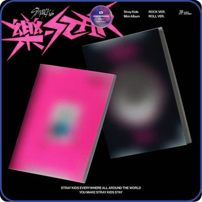 Minialbum Stray Kids ROCK-STAR (ROCK VER, ROLL VER RANDOM) Fotokniha, komponenty jiné než CD