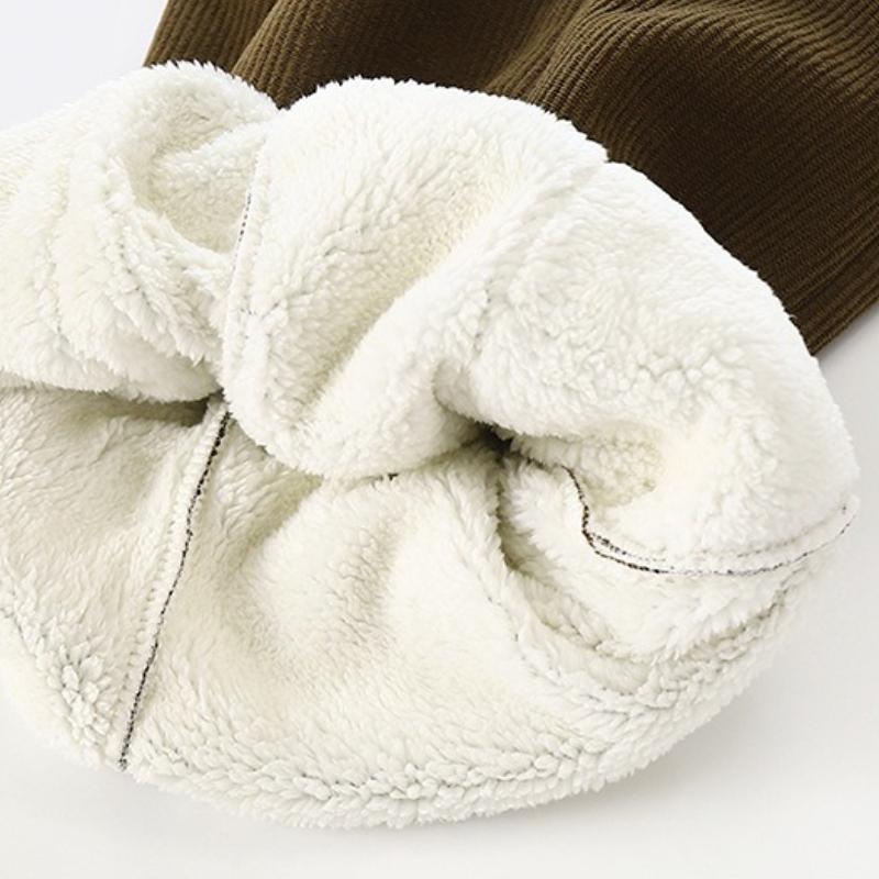 New Boys 2-12Y Winter Thick Sweatpants For Girls Casual Pants Boy Student Loose Sports Pants Baby Pockets Kids Trousers