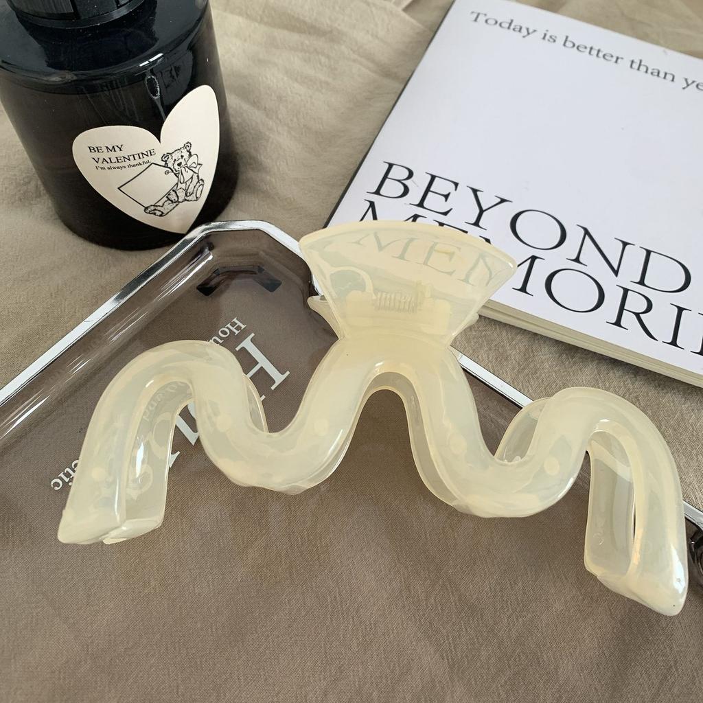 Fashion Hair Clips for Women Large 13cm Plastic Hair Claw Elegant Colorful Solid Color Girl Hair Accessories Hair Clip Claw Clip