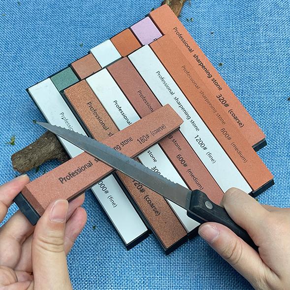 Knife Sharpener Sharpening Brand New 60-2000 Grit Professional Stone Fixed Grinding Stone Whetstone Water for Kitchen Tools