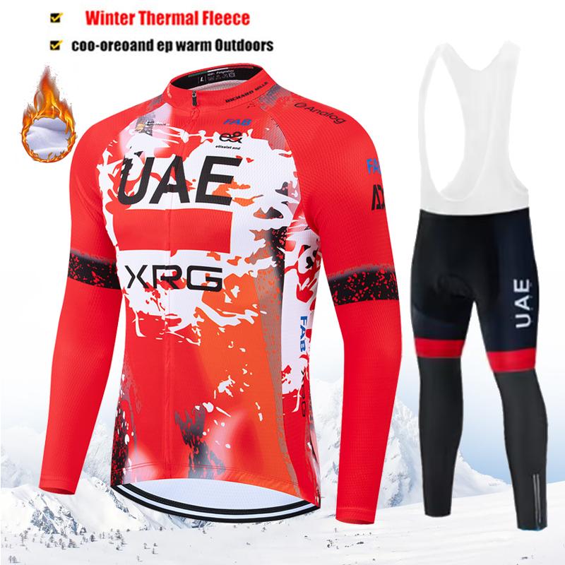 2026 Cycling Jersey Set Autumn Winter Cycling Jersey Bib Pants Set Men Long Sleeve Bicicleta Set MTB Road Bike Clothing Suit