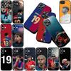 Soft Cover for Xiaomi Redmi Note 12 11 10 A3 Pro 10A 10C 12C Note12 5G 4G Casing Phone Case Soccer No 19 Football Number No19