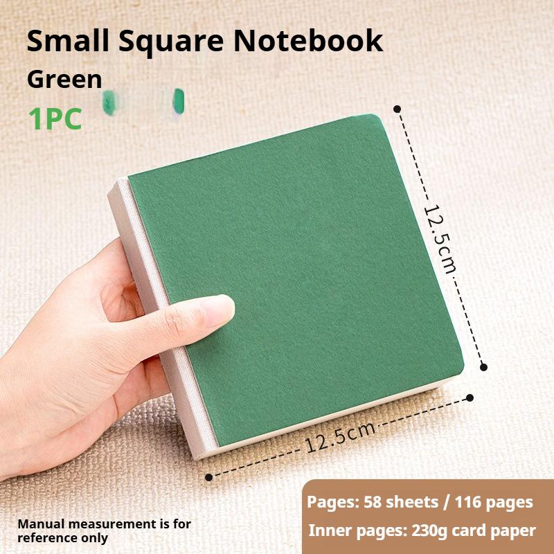 Mini Square Watercolor Journal Drawing Book Sketchbook Sketch 230g/ 58 Sheets Watercolor Paper Painting Book Travel Art Painting