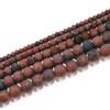 1strand/lot  4/6/8/10mm Matte Mahagony Swan Natural Stone Round Loose Beads For DIY Bracelet Jewelry Makings Supplies