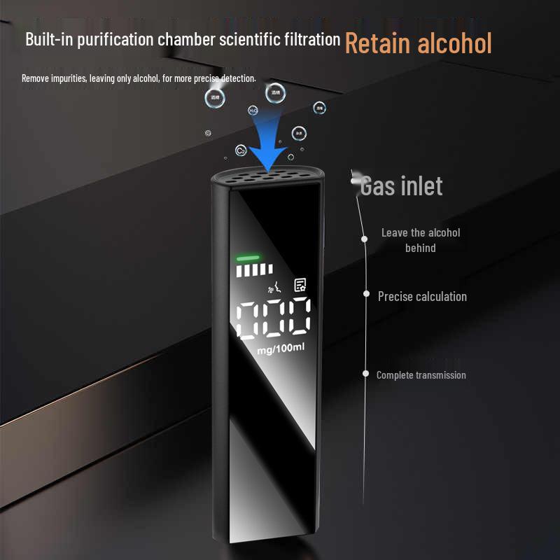 High-Precision Alcohol Breathalyzer - Professional Alcohol Detector Tester