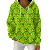 Women's Fashion Casual Christmas Print Pullover Long-Sleeve Hooded Sweatshirt