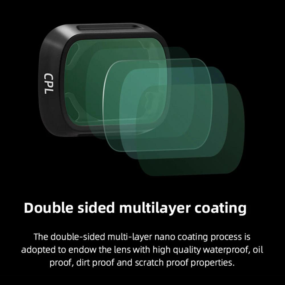 Aluminiumlegierung Kameraobjektivfilter Glas Schutzfilter Objektiv UV CPL Ersatz Drohnenzubehör für DJI Mini 3 Pro