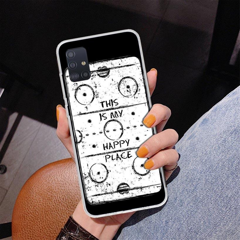 Ice Hockey Rink Sport Phone Case For Samsung Galaxy A52 A32 A22 A12 A51 A31 A50S A30S A20S A10S Note 20 Ultra 10 Plus S10 A72 A7