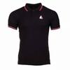 Short-sleeved Polo Shirt with Edging Collar Fabre Man TED LAPIDUS