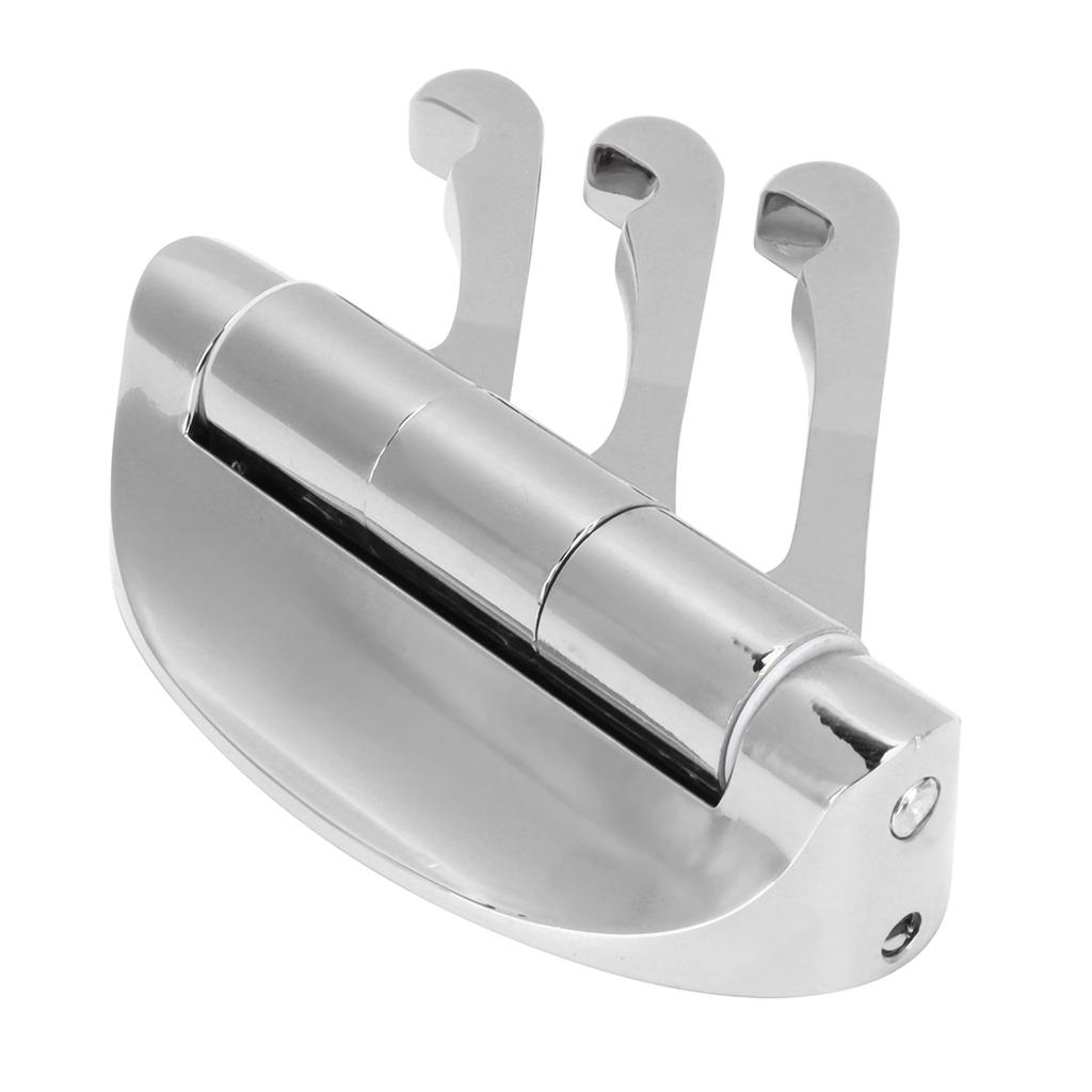 Clothes Hook Wall Mount 180 Degree Foldable Coat Hook Hanger for Home Bathroom Bedroom(ChromePlate )