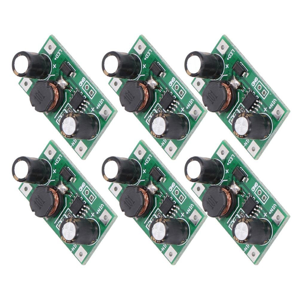 6PCS DC 5‑35V Input LED Driver Module 700mA PWM Control LED Module  DIY Applications