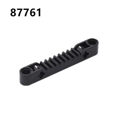 Kompatibel Building Block 87761 Building Block Technology Ersatzteile 4562009 Schwarz 1X7 Zahnstange, Rack