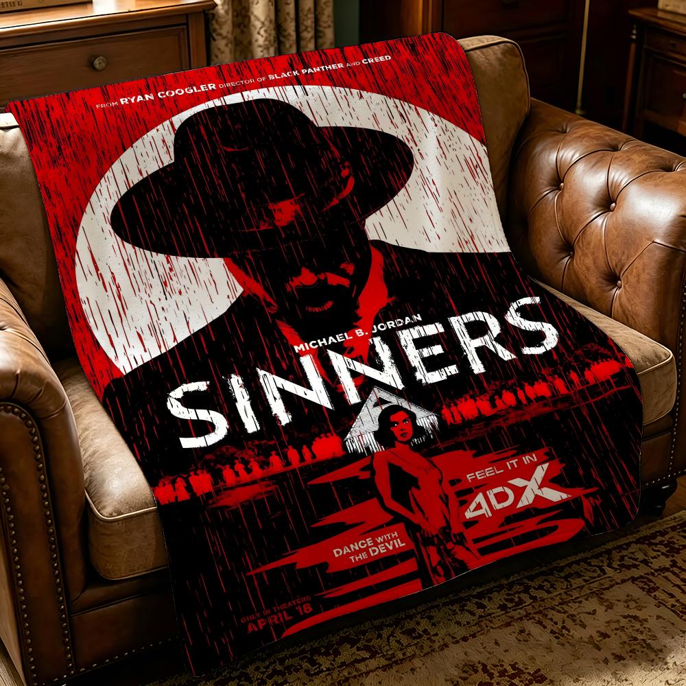 Film S-Sinners-S Dicker Komfort Flanell-Steppdecke, Vielseitig einsetzbar Innen Außen Tägliches Nickerchen