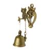 Shop Entrance Bell Retro Antique Animal Figurine Decor Metal Shopkeeper Creative Ornaments Hanging