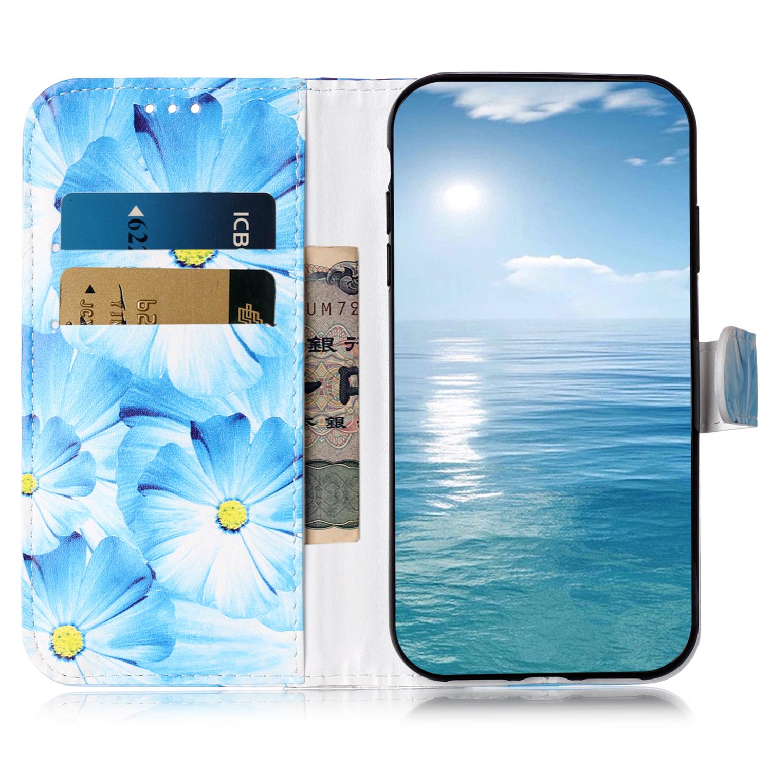 

For Samsung Galaxy S24 FE Case Pattern Design Leather Flip Phone Cover Orchid