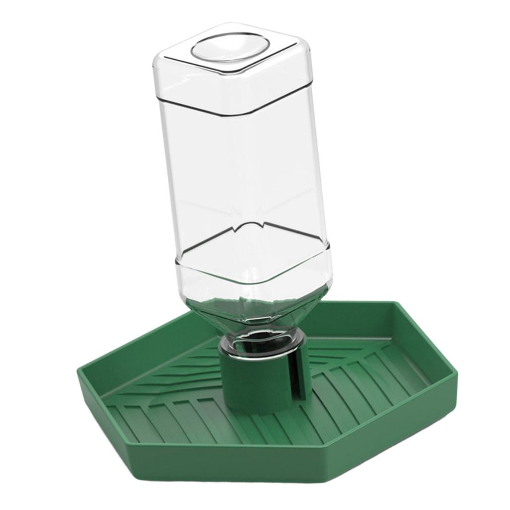 Automatyczny dozownik wody dla gadów, łatwy w czyszczeniu podajnik karmy, miska na wodę dla żółwi i jaszczurek, poidło dla zwierząt Anticlip