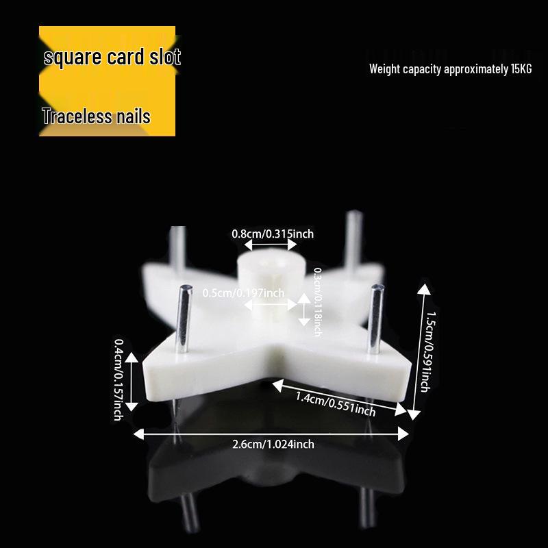 Small Invisible Seamless Wall Hooks for Picture Frames and Photo Walls