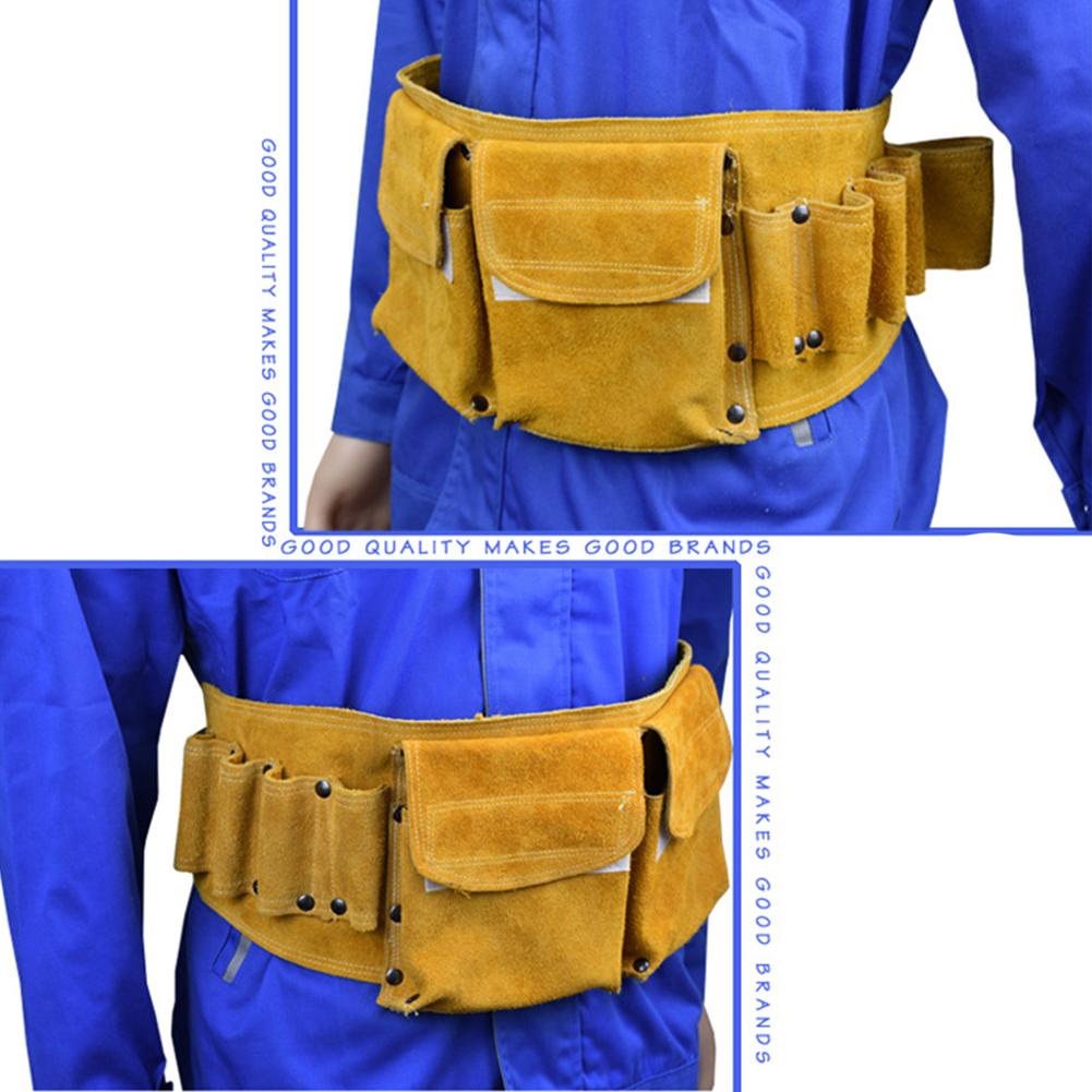 Exquisite Leather Repair Toolkit Garden Tool Bag Tool Holder Waist Bag for High Altitude Construction