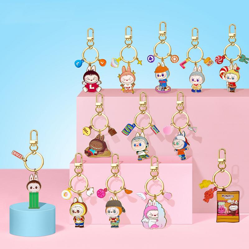 New POP MART THE MONSTERS Vintage Sweet Collection Pendant Blind Box Products Single Mystery Box/Full Box 12 Pcs 1220714004