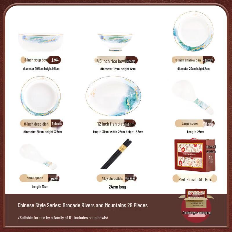 Mode Lanka Landscape Ceramic Dinnerware Set