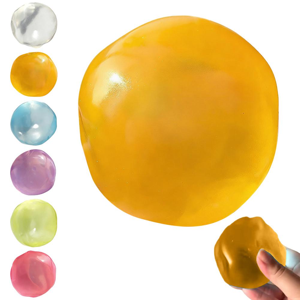 Squeesable Ball Stress Relief Squeezable Toy Stress Relief Toy Anti-Stress Toy for Adults Fidgets Toy Super Healing Soft Touch оранжевый
