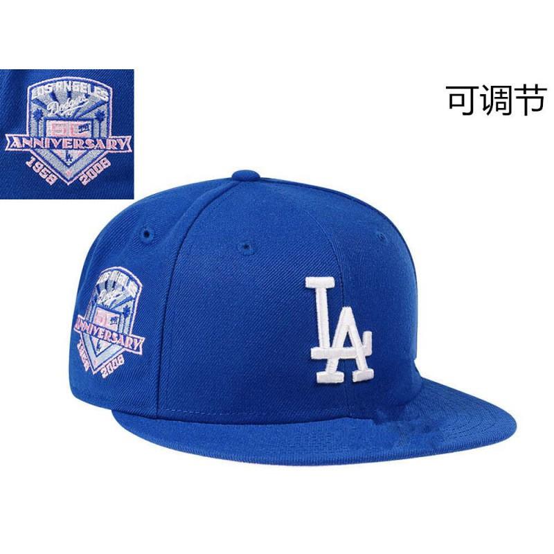 LA Dodgers Embroidered Baseball Cap Adjustable Flat Brim Street Hip Hop