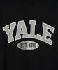 YALE Two-Tone Arch Short Sleeve T-Shirt_Black