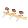 1 Pair Classical Guitar Tuning Pegs with Simulation Agate Semicircle Buttons