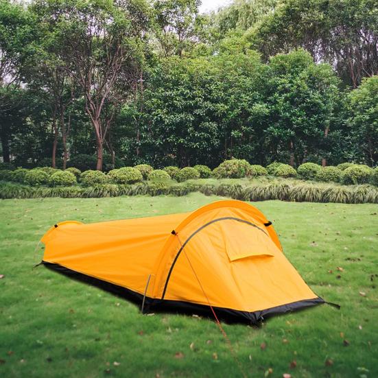 1 Set Waterproof Windproof Backpacking Tent Good Ventilation Rest And Sleep Outdoors Ultralight