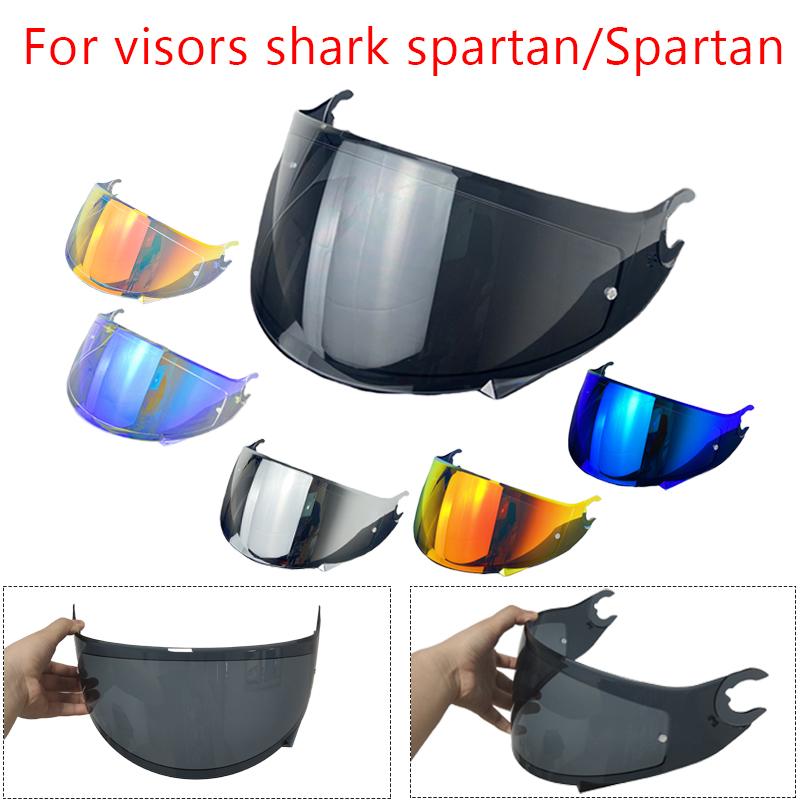 D-Skwal Visier für Shark Spartan Motorradhelm Visier Schutz Visiera Shark Spartan Carbon Visier Helm Shark Spartan
