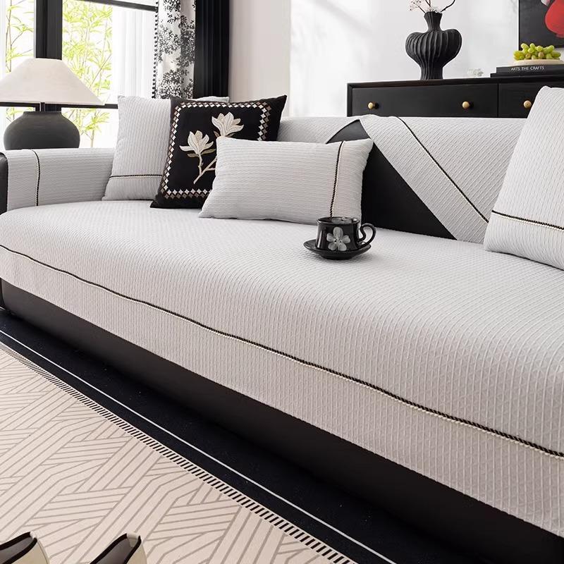 Chenille Sofa Cushion Four Seasons Universal Non-Slip Dirt-Resistant Living Room Sofa Cover Simple Modern Straight Row Sofa Cove