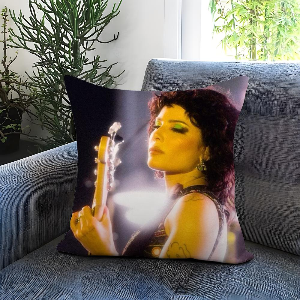 Popular H-HHalsey Cushion Cover Comfortable Reversible Pillow Cover Ideal for Car Sofa Bedroom & Beyond