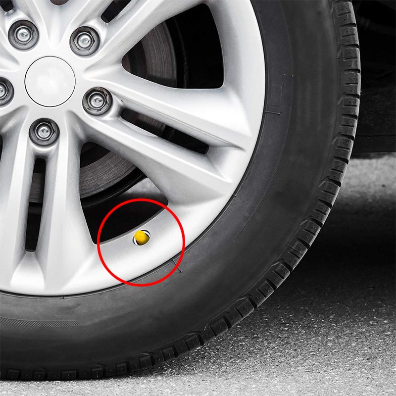 Bicycle Car Tire Valve Stem Caps Tyre Plastic Schrader Valve Stem Dust Cover with Sealing Ring for Car Bike Motorcycle Trolley Valve Stems 1