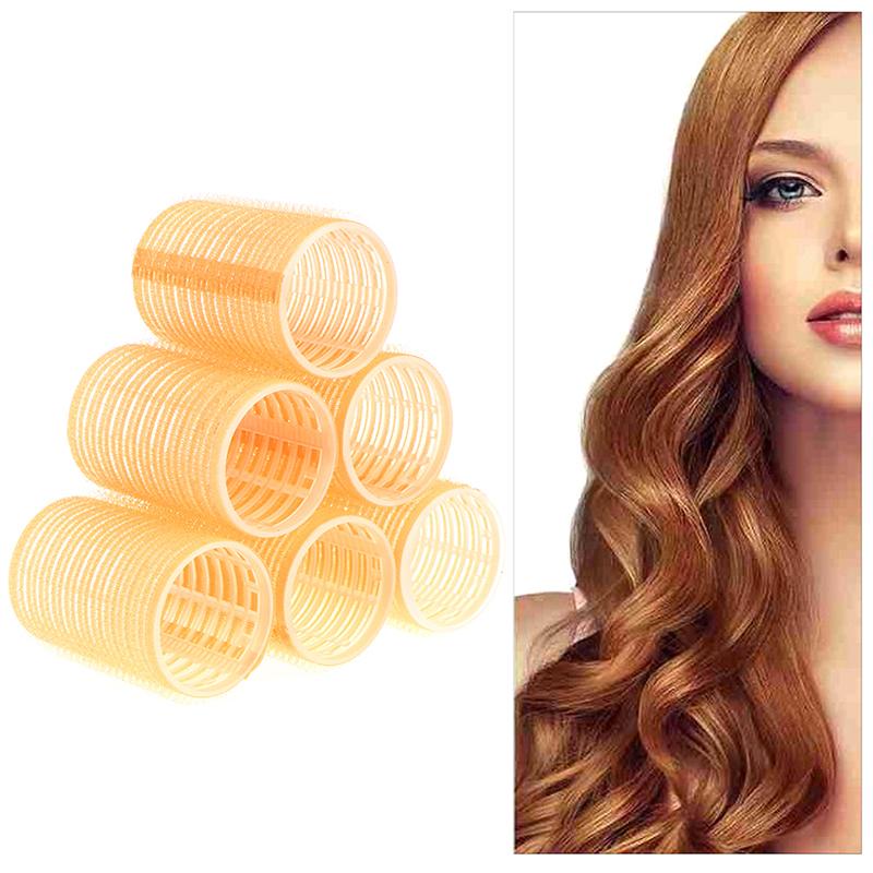 Self Grip Rollers Cling Stick Hair Curler Curls Wave Styling Salon Setting Tool