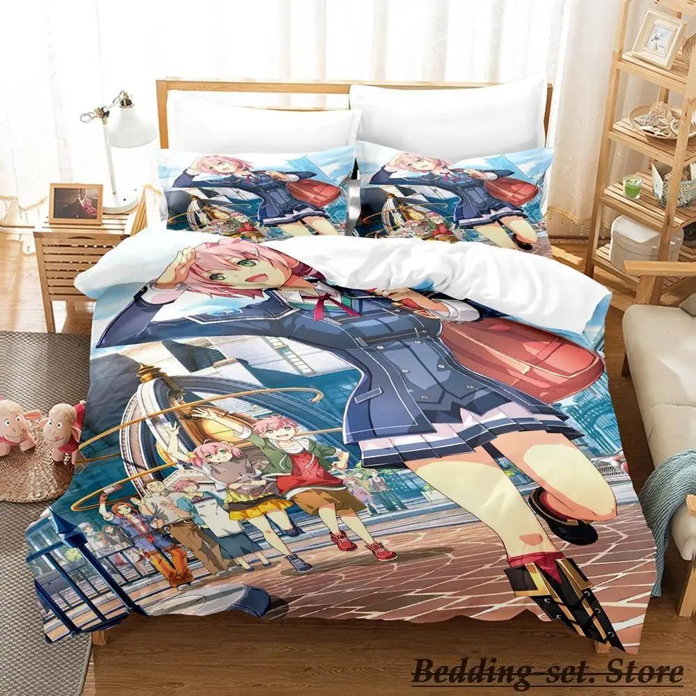 The Legend of Heroes Bedding Set Single Twin Full Queen King Size Bed Set Adult Kid Bedroom Duvetcover Sets Anime parure de lit