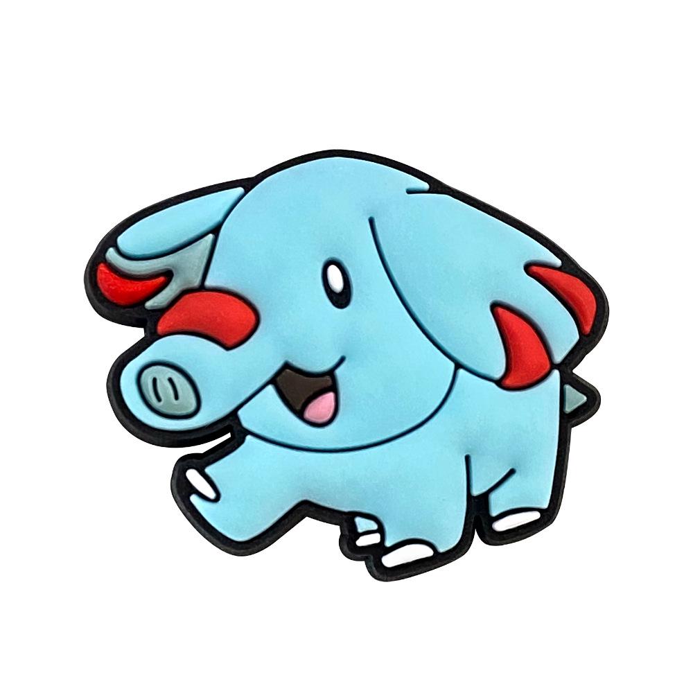 Puha Gumi Pokémon Virágos Klumpa Cipőcsatok