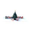 3D Pop Up Christmas Greeting Card Merry Christmas Gift Cards with Envelopes Santa Elk Snowman Holiday Cards for Christmas Parties Home Decor