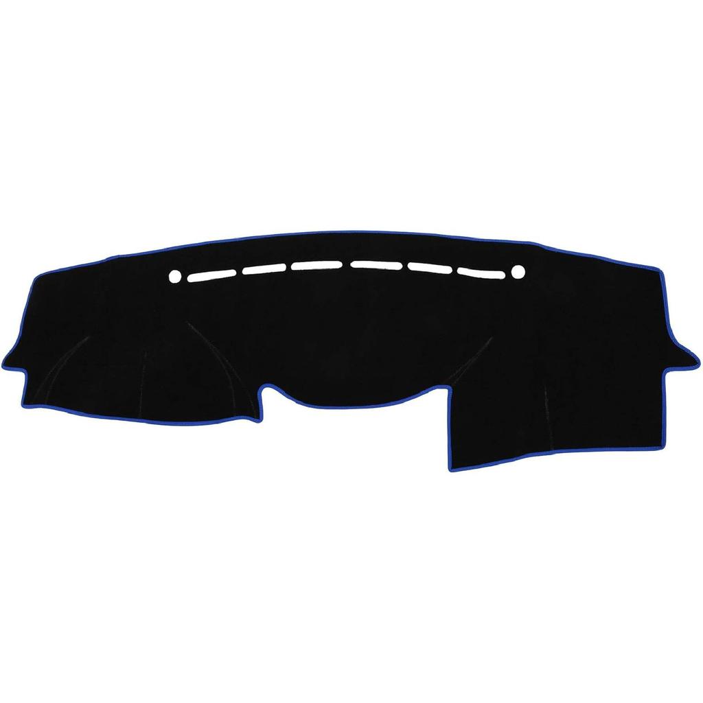 Dash Cover Compatible for Hyundai VeraCruz 2007-2012, Non-Slip Dash Cover Mat Polyester Black Front Dash Cover Mat