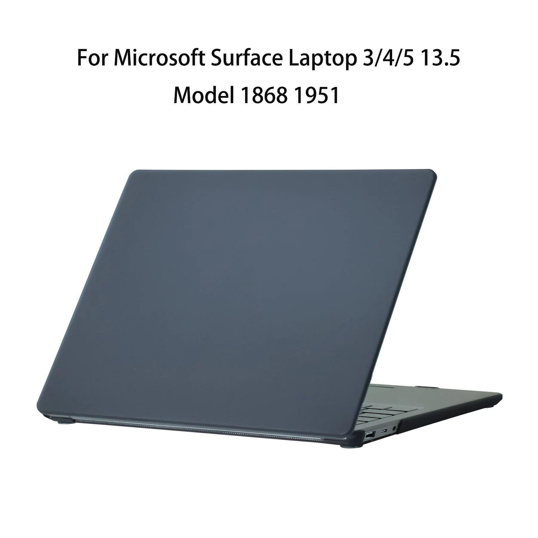 

Чехол для ноутбука Microsoft Surface Laptop 3/4/5 13,5, модель 1868 1951 2019 2021 2022, прозрачный защитный корпус для рассеивания тепла For Model 1868 1951 чистый
