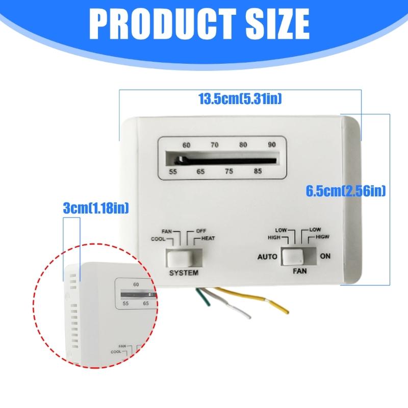 Intelligent Temperature Control Thermostat For Motorhome With Energy Efficient Design And Plastic Construction 7330G3351