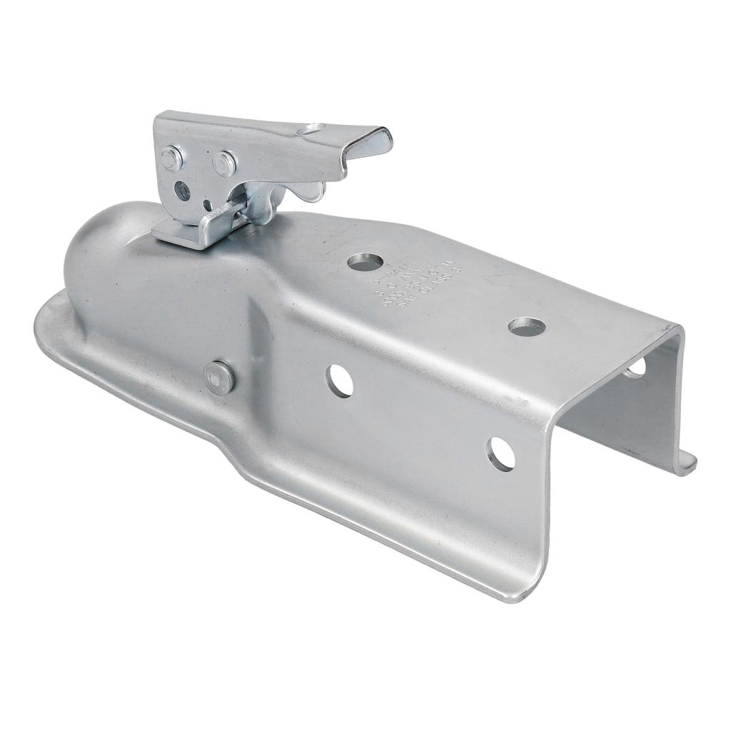 2in Trailer Hitch Ball Coupler Lock 3in Channel 5000Lbs/2268kg Zinc Plated Die‑Cast Steel High Secur