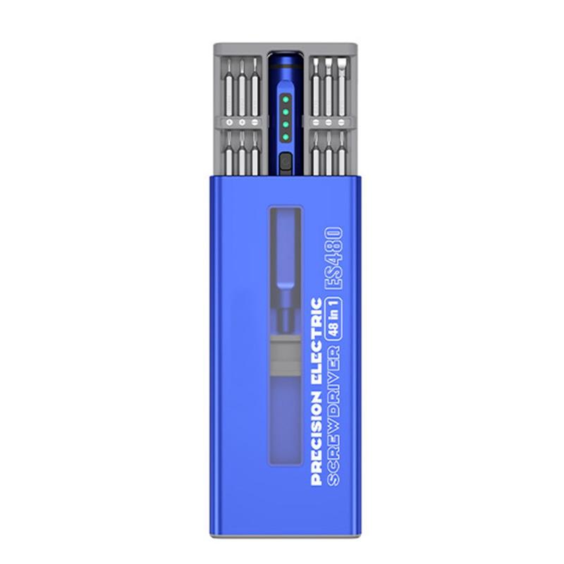 A25F-ES240 Electric Screwdriver With 24Pcs A2 Alloy Steel Bits And LED Lighting For Computer Phone Dismantling Repair Tools Kit