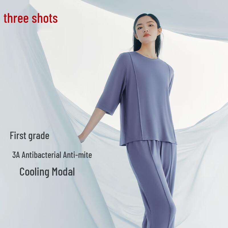 ThreeGun Women s Ice Cube Cooling Modal Pajama Set XL